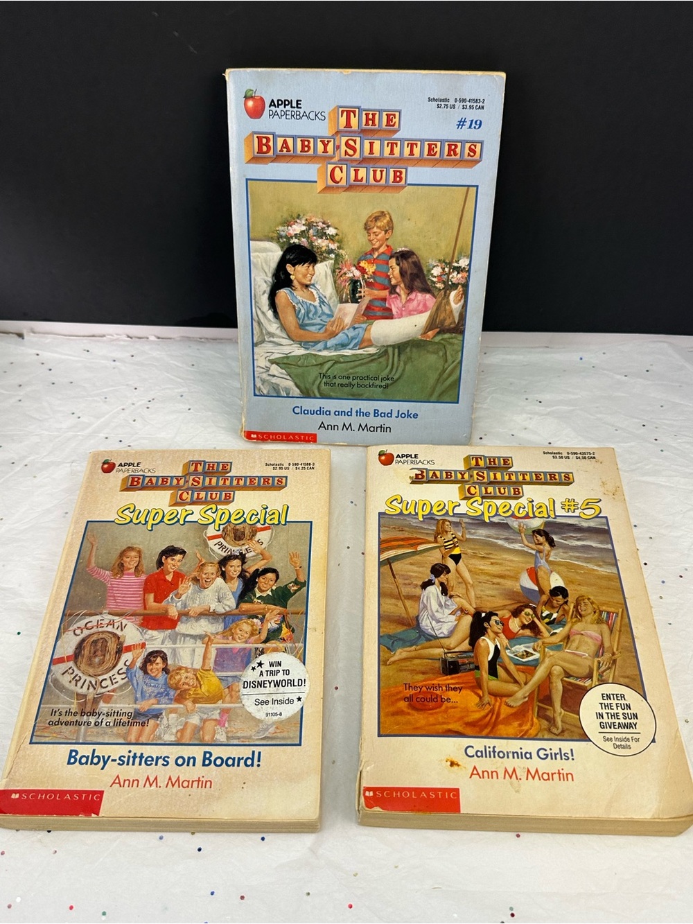 Vintage 80’s Baby-Sitters Club Book Set (3)